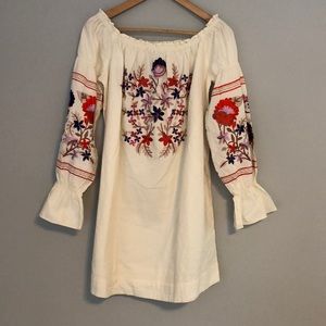 Free People Embroidered Top